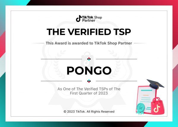 红毛猩猩PONGO荣获TikTok 2023年Q1季度“The Verified TSP”称号